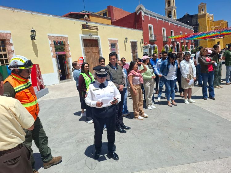 PARTICIPA GOBIERNO MUNICIPAL DE HUAMANTLA EN EL SIMULACRO NACIONAL&nbsp;2026