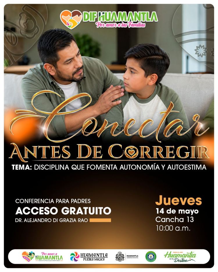 SMDIF HUAMANTLA INVITA A CONFERENCIA SOBRE CRIANZA POSITIVA Y FORTALECIMIENTO&nbsp;FAMILIAR