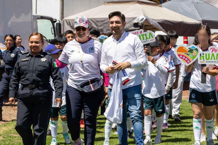 HUAMANTLA VIBRA EN LA INAUGURACIÓN DEL TORNEO ESTATAL “INFANCIA Y BALÓN POR LA&nbsp;PAZ”