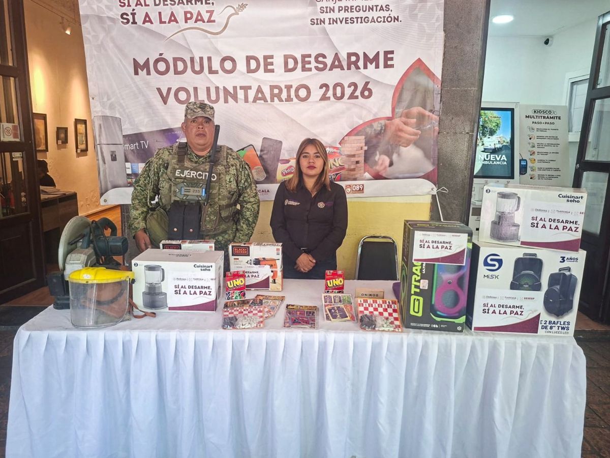 CONTINÚA EN TLAXCALA LA CAMPAÑA “SÍ AL DESARME, SÍ A LA&nbsp;PAZ”.