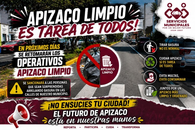 🧹🧼#APIZACO LIMPIO ES TAREA DE TODOS&nbsp;🧹🧼
