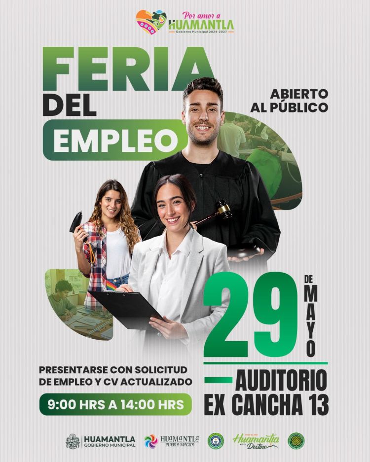 HUAMANTLA ABRIRÁ OPORTUNIDADES LABORALES CON LA PRIMERA FERIA DEL&nbsp;EMPLEO