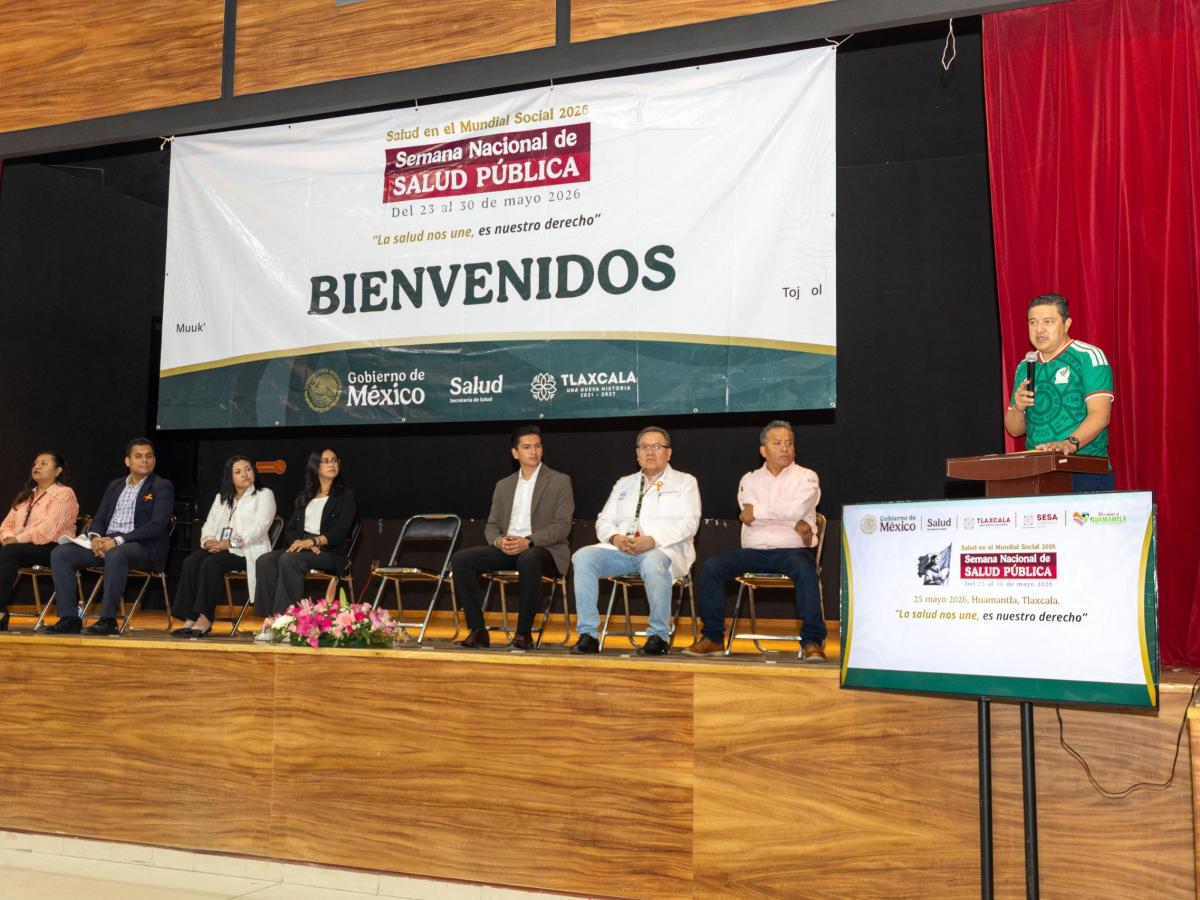 HUAMANTLA FORTALECE LA PREVENCIÓN Y EL BIENESTAR CON EL ARRANQUE DE LA SEMANA NACIONAL DE SALUD PÚBLICA&nbsp;2026