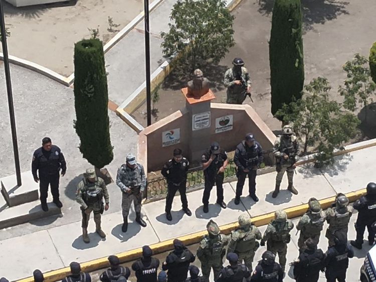 REFUERZAN SEGURIDAD EN HUAMANTLA CON OPERATIVO INTERINSTITUCIONAL «CERO&nbsp;TOLERANCIA»