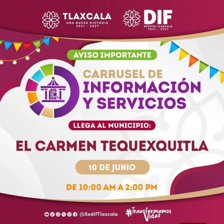 HOY LLEGA CARRUSEL DE SERVICIOS A&nbsp;TEQUEXQUITLA