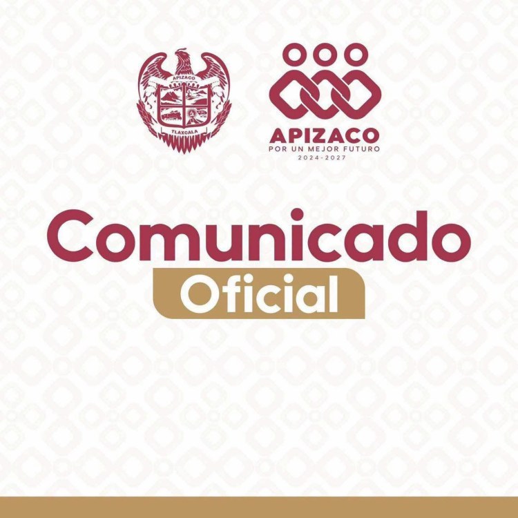 COMUNICADO OFICIAL #APIZACO