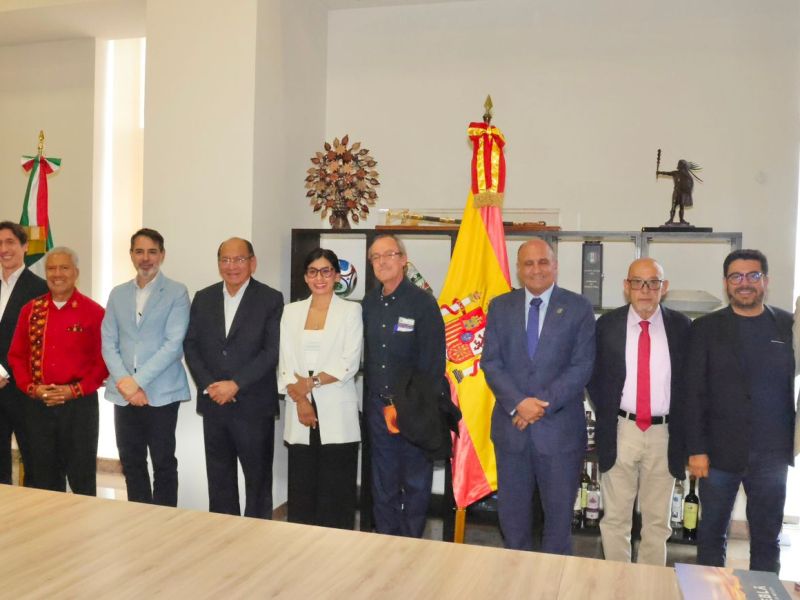 GOBIERNO ESTATAL FORTALECE LA COOPERACIÓN INTERNACIONAL CON&nbsp;ESPAÑA