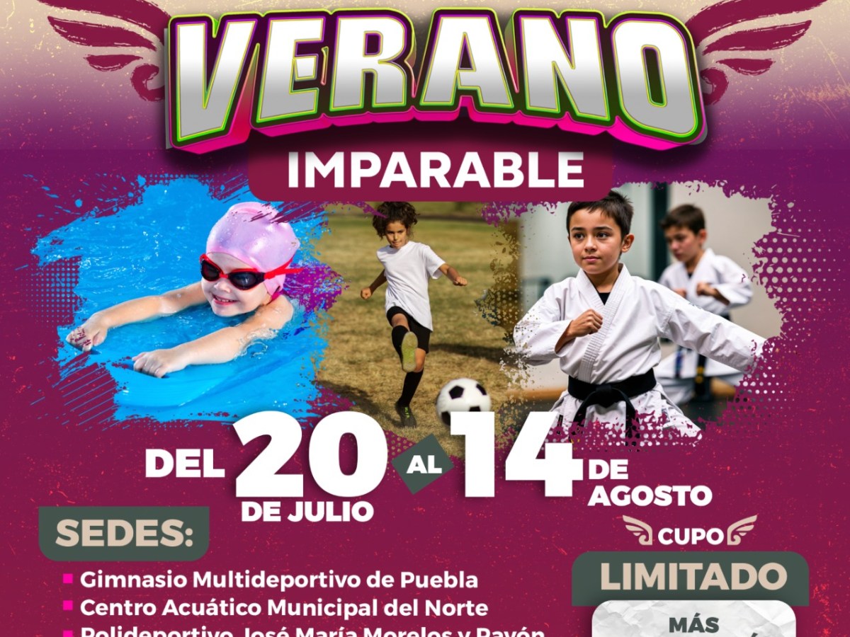 ABRE GOBIERNO DE PEPE CHEDRAUI INSCRIPCIONES PARA EL CURSO DE VERANO IMPARABLE&nbsp;2026