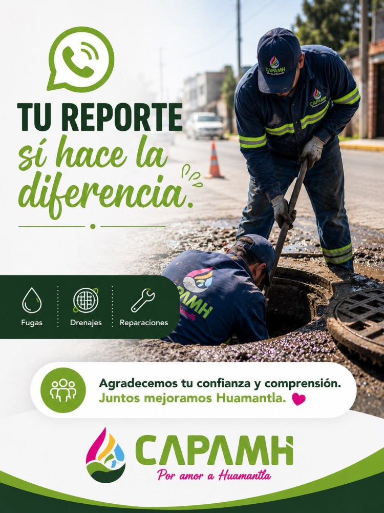💧🚰💦📍 CAPAMH RECORRE COLONIAS, BARRIOS Y COMUNIDADES REALIZANDO REPARACIONES DE FUGAS, LIMPIEZA,&nbsp;REPARACIONES💧🚰💦