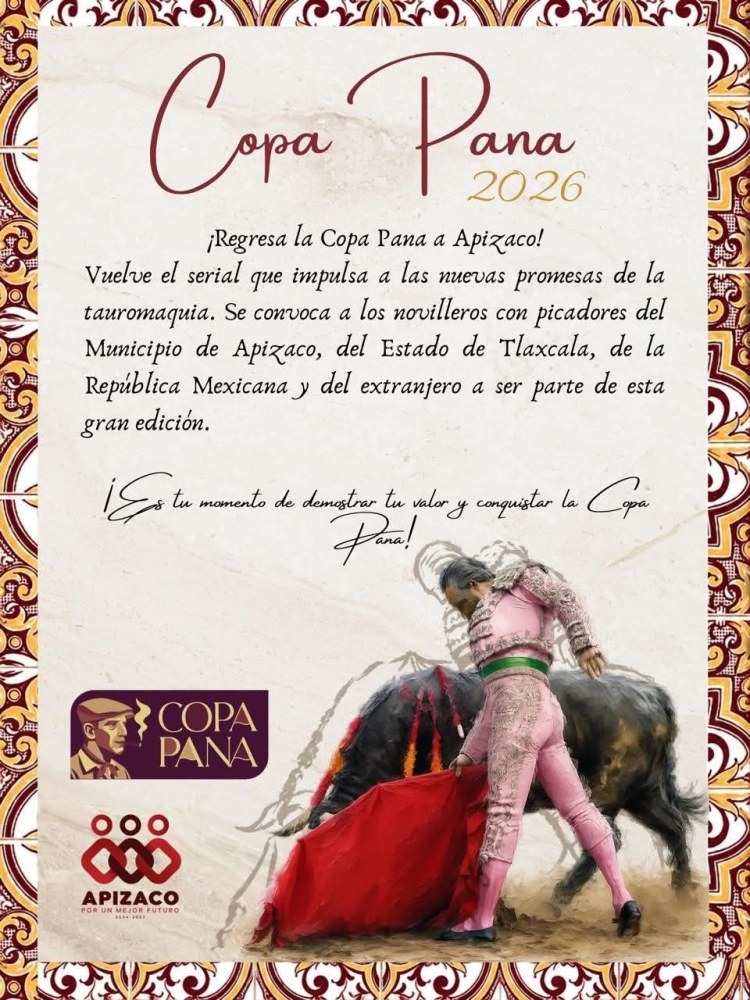🏆 ¡REGRESA LA COPA PANA 2026 A #APIZACO!&nbsp;🐂