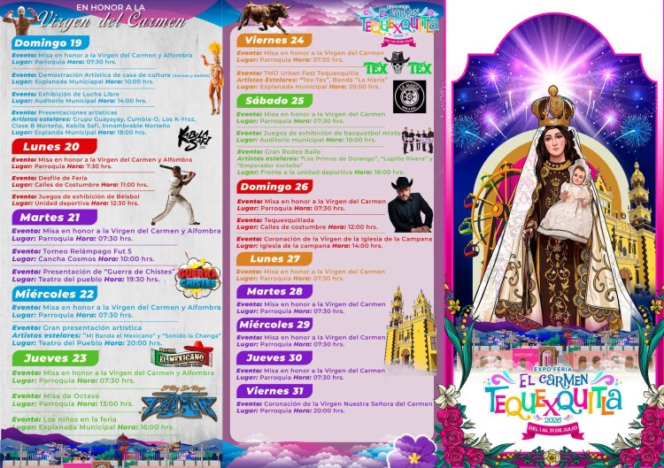 📖✨ CONOCE EL PROGRAMA OFICIAL DE LA EXPO FERIA #TEQUEXQUITLA&nbsp;2026