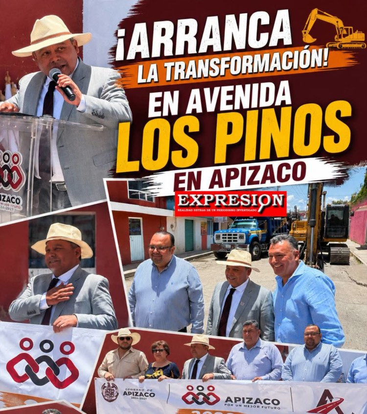 🚧👷 ¡ARRANCA TRANSFORMACIÓN DE LA AVENIDA LOS PINOS EN&nbsp;#APIZACO!🚧👷