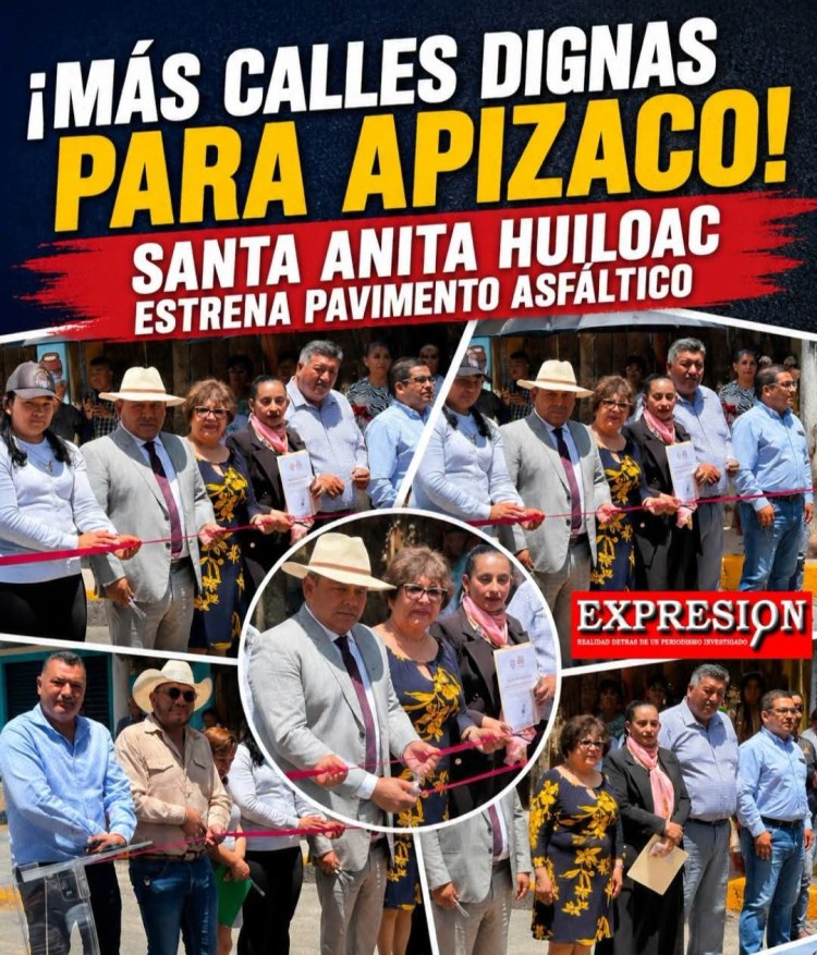 🚧👷 ¡MAS CALLES DIGNAS PARA #APIZACO! SANTA ANITA HUILOAC ESTRENA PAVIMENTO&nbsp;ASFÁLTICO🚧👷