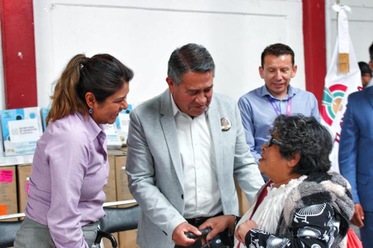 ENTREGAN AYUNTAMIENTO DE TLAXCALA Y LA SECRETARÍA DE BIENESTAR 53 APOYOS FUNCIONALES A ADULTOS&nbsp;MAYORES