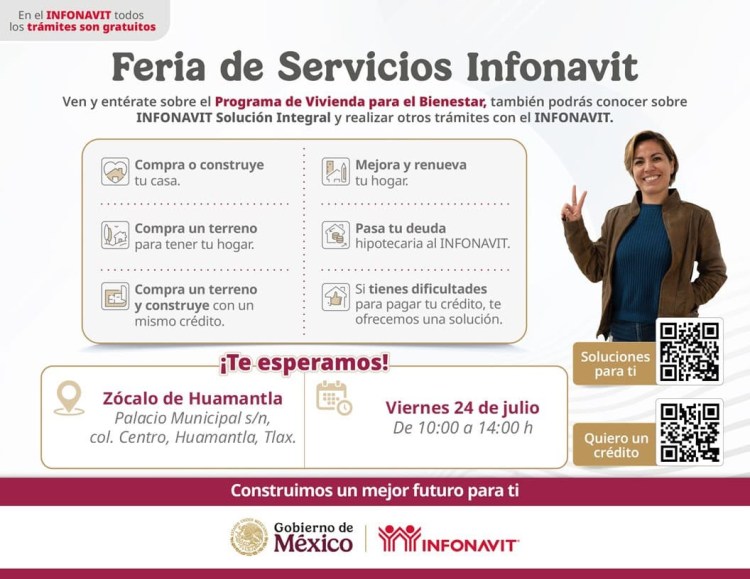 AYUNTAMIENTO DE HUAMANTLA E INFONAVIT UNEN ESFUERZOS PARA ACERCAR SOLUCIONES A FAMILIAS&nbsp;TRABAJADORAS