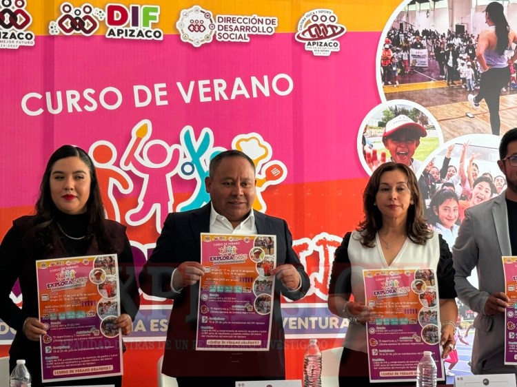 APIZACO ABRE INSCRIPCIONES PARA «EXPLORA KIDS 2026»; OFRECERÁ CURSO DE VERANO GRATUITO A 600&nbsp;MENORES