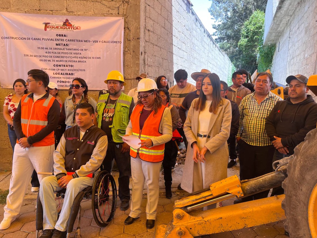 BANDERAZO DE INICIO DE OBRA, EN&nbsp;TEQUEXQUITLA