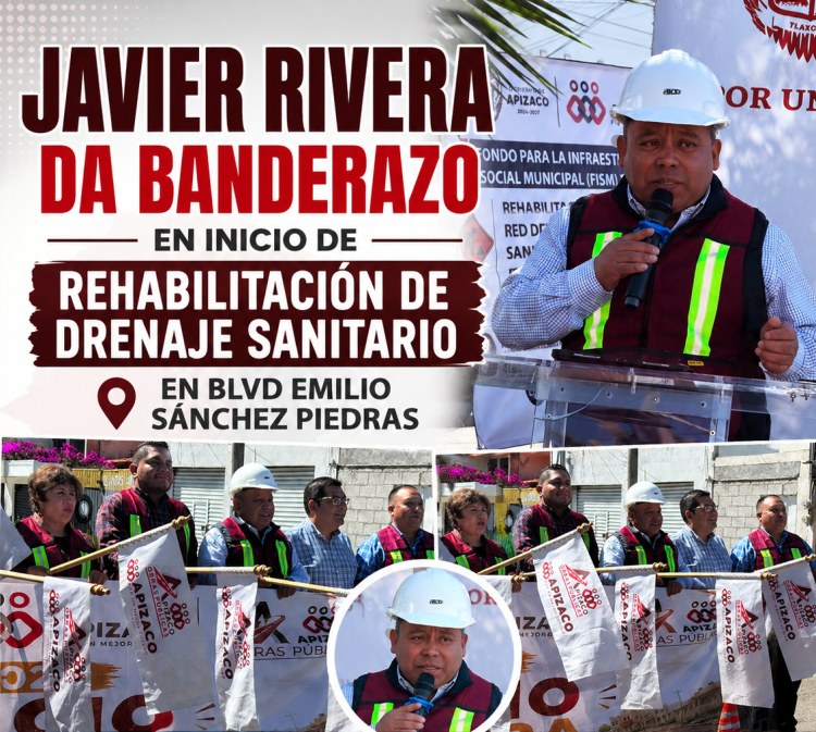 👷🚧 ¡#APIZACO INVIERTE MÁS DE 5.4 MDP EN DRENAJE SANITARIO EN BLVD EMILIO SÁNCHEZ&nbsp;PIEDRAS!👷