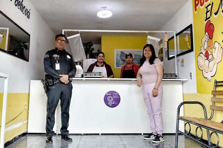 AYUNTAMIENTO DE TLAXCALA AMPLÍA RED DE PUNTOS VIOLETA PARA FORTALECER LA SEGURIDAD DE MUJERES Y&nbsp;NIÑAS
