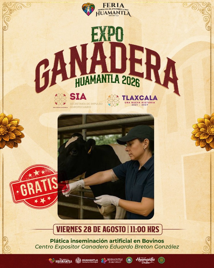 ¡EL CAMPO SE FORTALECE EN LA EXPO GANADERA HUAMANTLA&nbsp;2026!