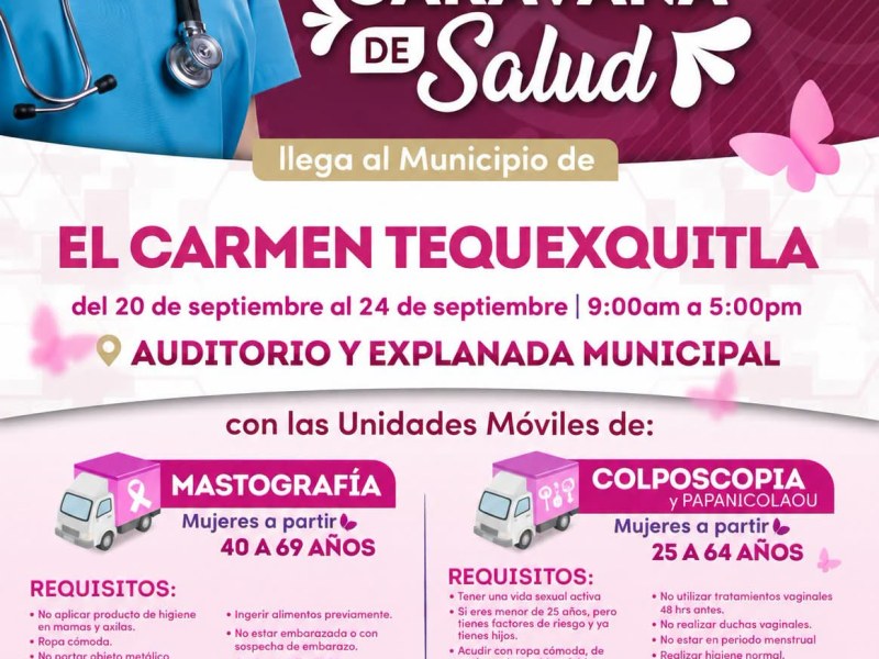 LLEGA LA CARAVANA DE SALUD A&nbsp;TEQUEXQUITLA