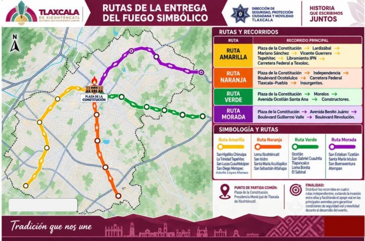 MAÑANA MARTES ALCALDE DE TLAXCALTECAS ENTREGA FUEGO PATRIO A COMUNIDADES DE LA&nbsp;CAPITAL