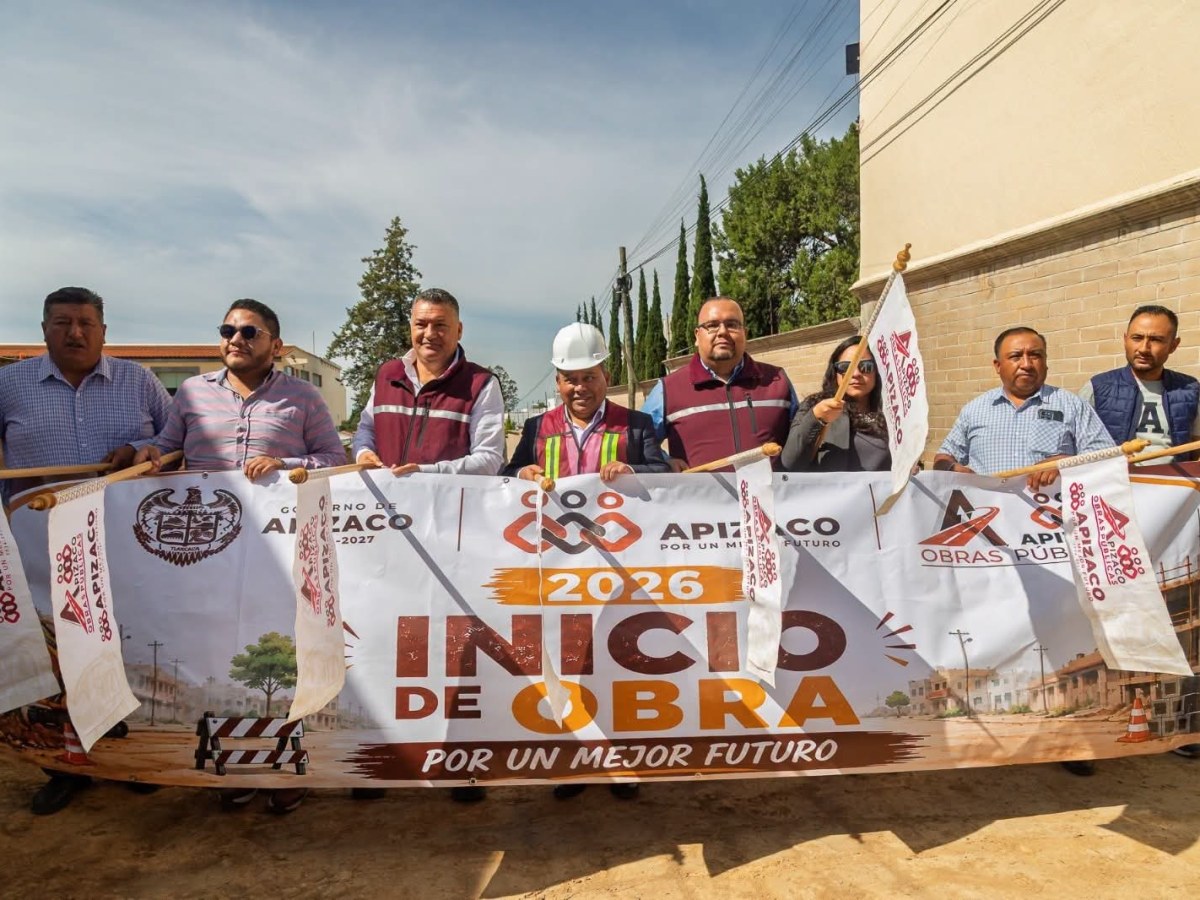 INICIA EL AYUNTAMIENTO DE APIZACO OBRAS DE PAVIMENTACIÓN EN LA COMUNIDAD DE SANTA ANITA&nbsp;HUILOAC