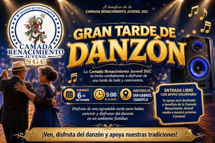 SAN GABRIEL CUAUHTLA SE PREPARA PARA UNA TARDE DE DANZÓN Y&nbsp;TRADICIÓN