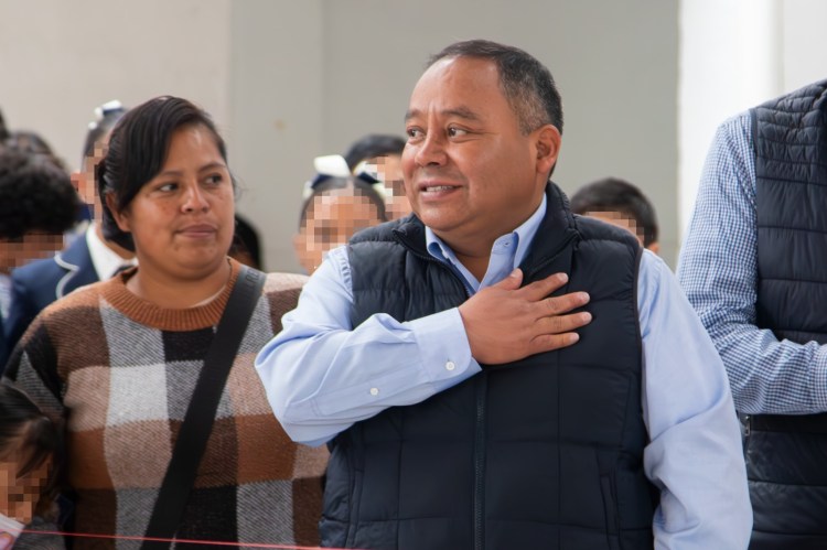 INAUGURAN OBRA DE PLAZA CÍVICA Y DRENAJE PLUVIAL EN LA PRIMARIA BENITO JUÁREZ EN&nbsp;APIZACO