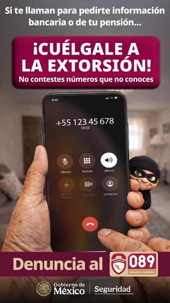 🚨 GOBIERNO MUNICIPAL DE HUAMANTLA HACE UN LLAMADO A PREVENIR Y DENUNCIAR LA&nbsp;EXTORSIÓN
