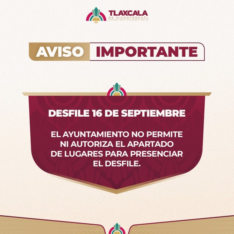 ÁREAS DEL AYUNTAMIENTO DE TLAXCALA SUPERVISARÁN COBROS INDEBIDOS EN VÍA PÚBLICA POR&nbsp;DESFILE
