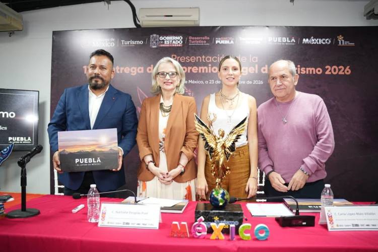 PUEBLA SERÁ SEDE DE LA 11 EDICIÓN DE LOS GALARDONES ÁNGEL DEL TURISMO&nbsp;2026