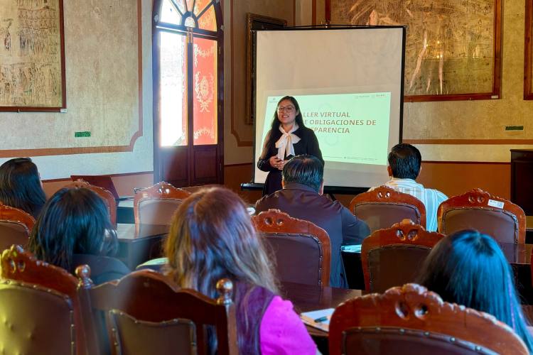 AYUNTAMIENTO DE TLAXCALA ACTUALIZA A PERSONAL SOBRE EL NUEVO PORTAL DE OBLIGACIONES DE&nbsp;TRANSPARENCIA