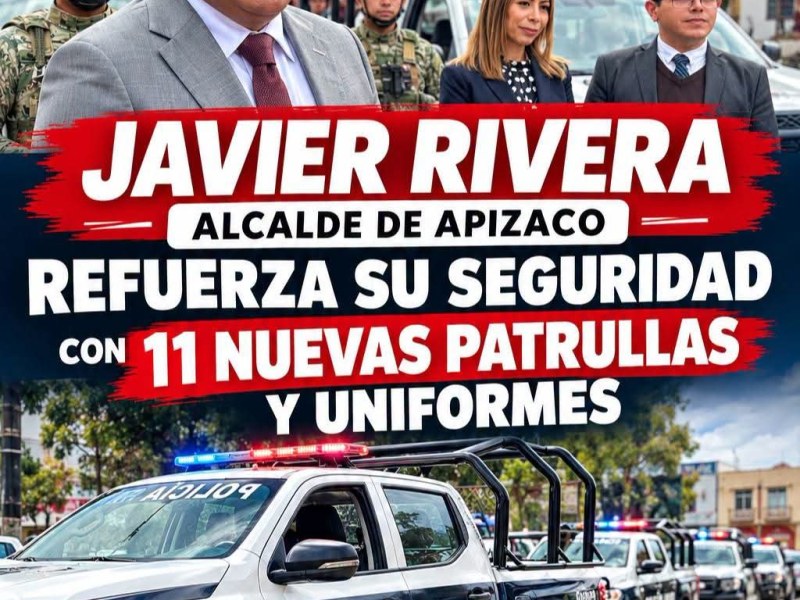 🚔 APIZACO REFUERZA SU SEGURIDAD CON 11 NUEVAS PATRULLAS Y ENTREGA DE&nbsp;UNIFORMES