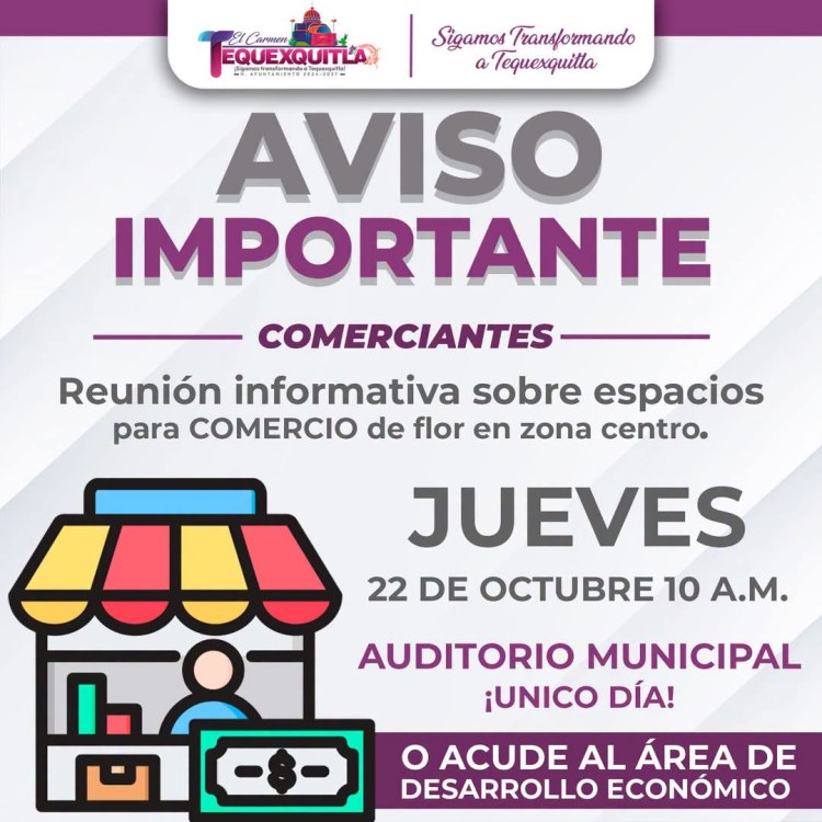 🌼 AVISO IMPORTANTE PARA&nbsp;COMERCIANTES