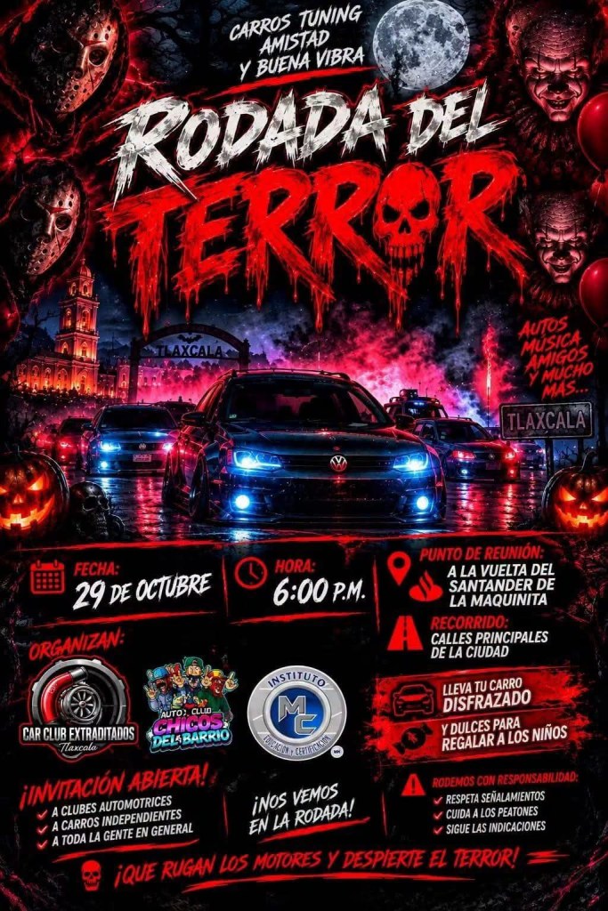 🔥 ¡QUE RETUMBE #APIZACO! CON LA RODADA DEL&nbsp;TERROR