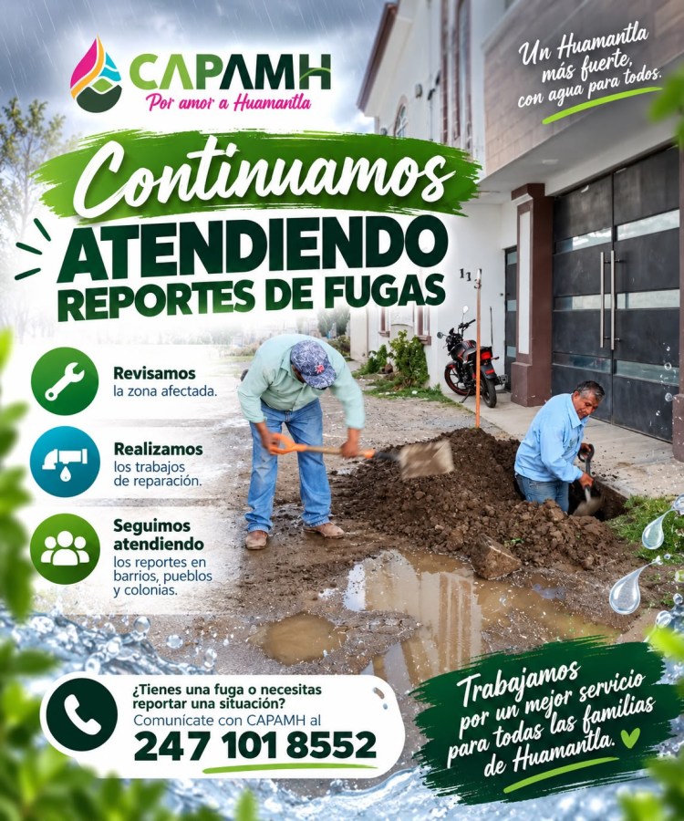💧🚰💦 ¡SEGUIMOS TRABAJANDO POR&nbsp;HUAMANTLA!🚰💦💧