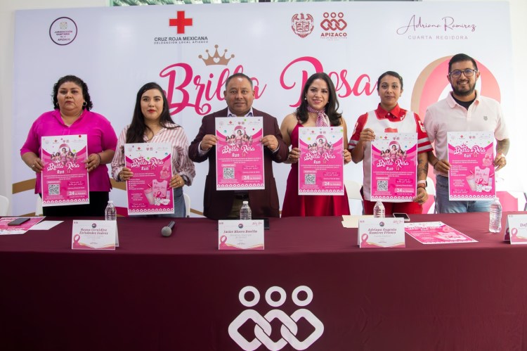 ANUNCIA AYUNTAMIENTO DE APIZACO FERIA DE LA SALUD Y CARRERA “BRILLA ROSA RUN 5K” EN EL MARCO DEL MES&nbsp;ROSA.