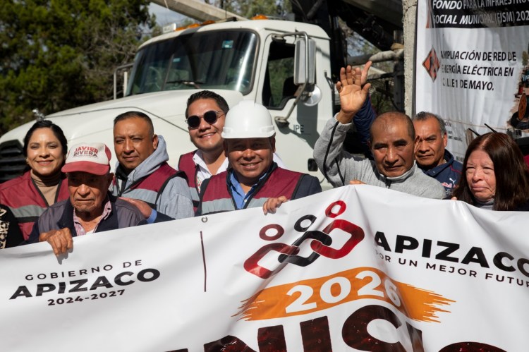 CON TRIPLE BANDERAZO, GOBIERNO DE APIZACO IMPULSA OBRA PÚBLICA EN SANTA ANITA&nbsp;HUILOAC